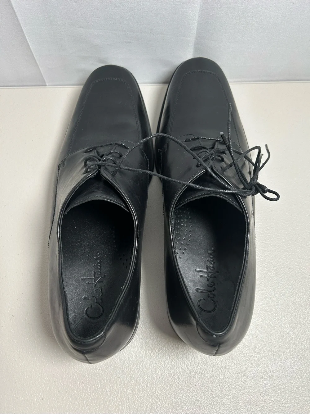 Cole Haan Black Lace-Up Oxford Dress Shoes 11M